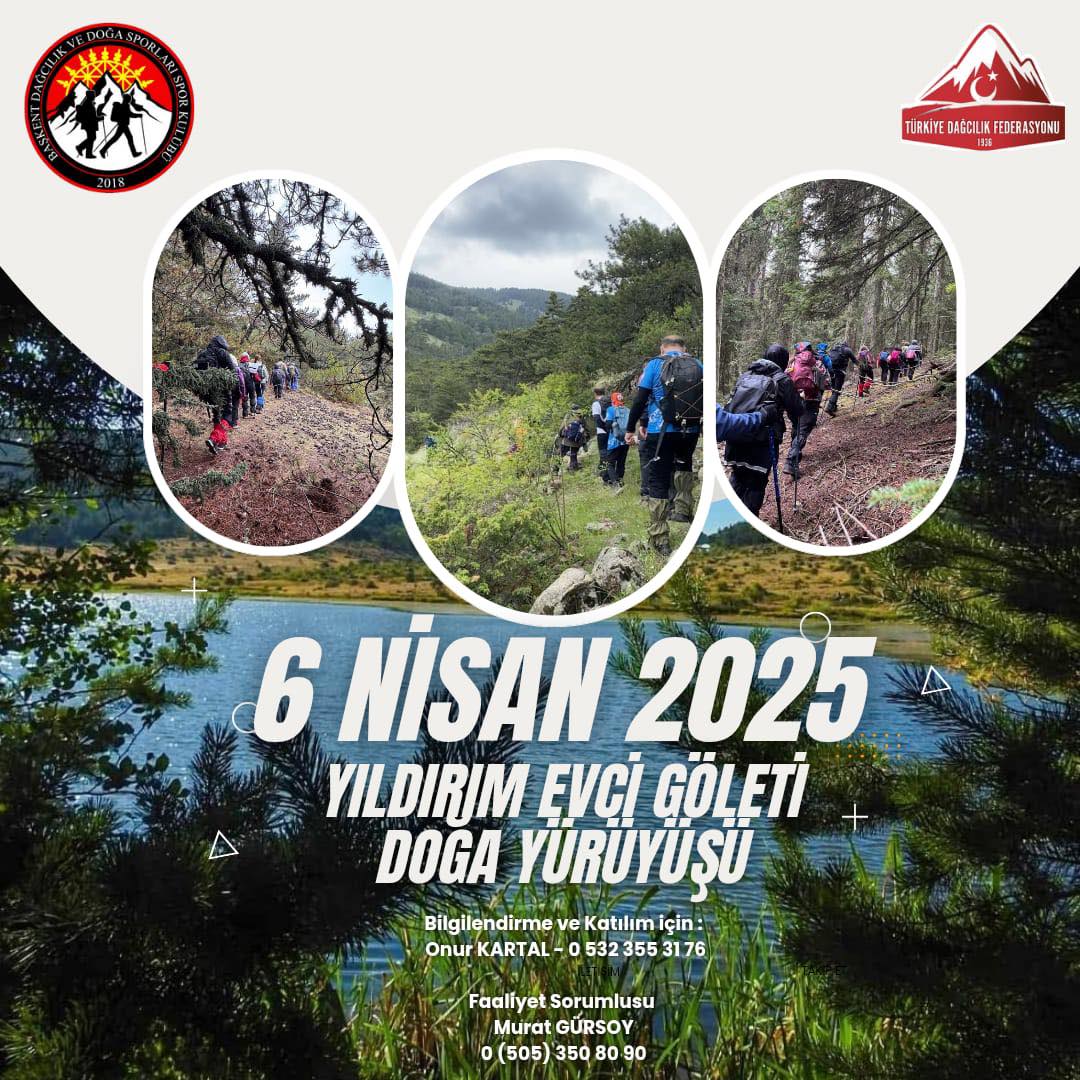 Yıldırım Evci Göleti Doğa Yürüyüşü