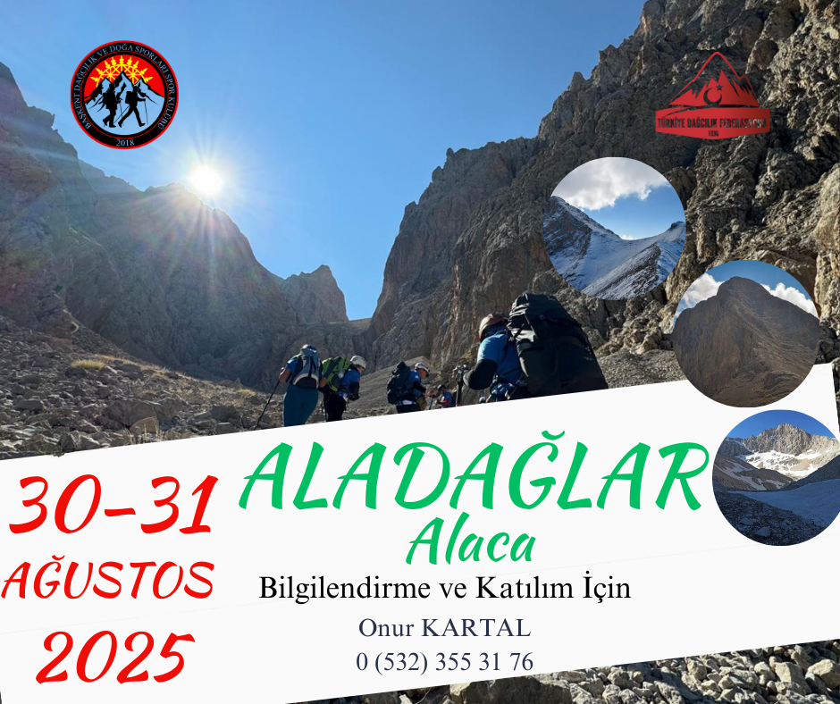 Aladağlar Alaca 30-31 Ağustos (Facebook Gönderisi)