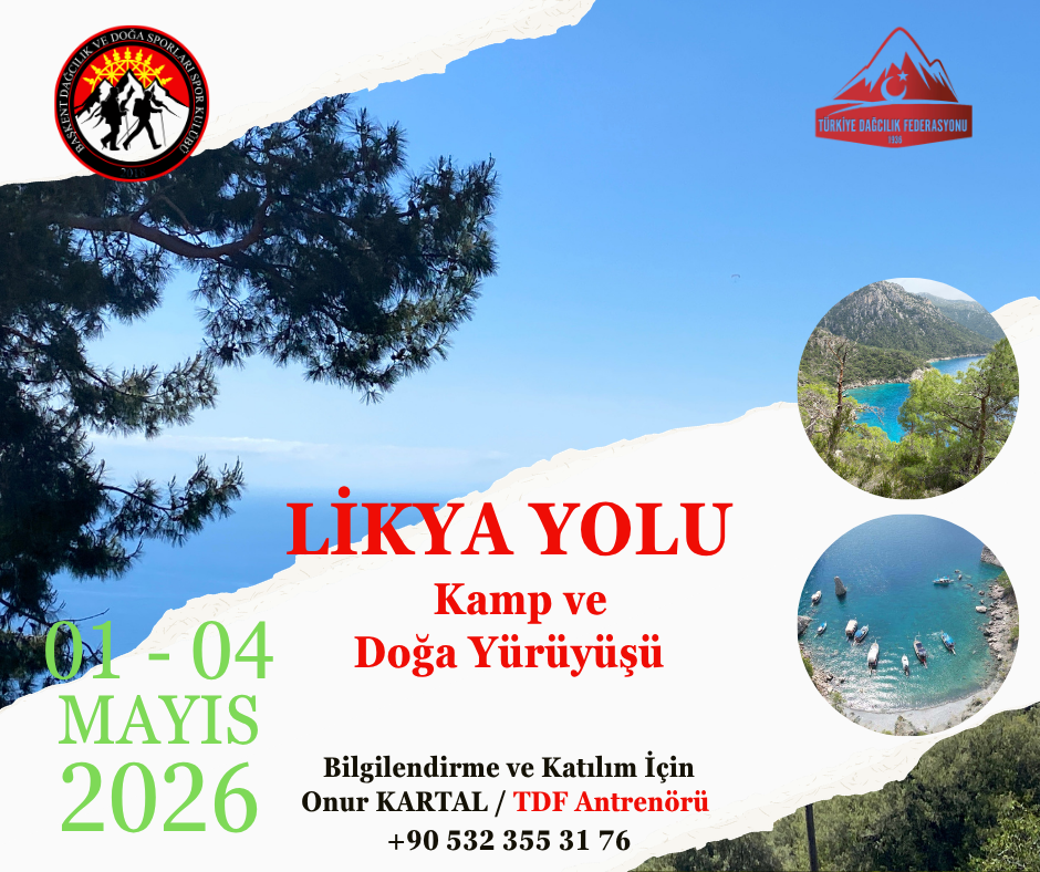 Likya Yolu Kamp Doga Yuruyusu