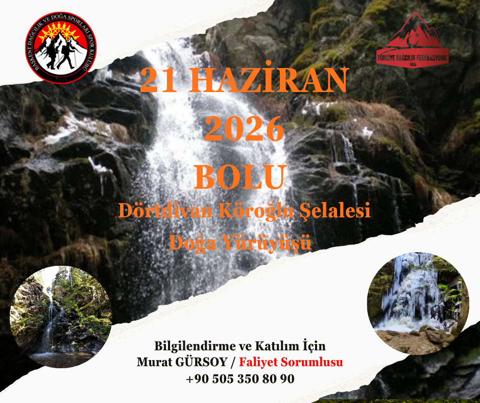 Bolu Dörtdivan Köroğlu Şelalesi Doğa Yüyürüyü